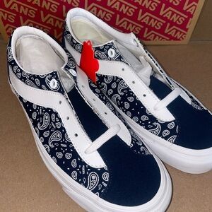 Vans Bold Ni Navy Bandana Print Skate Sneaker-New-Multiple Sizes Avail